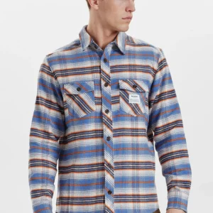 RESTERÖDS FLANNEL SHIRT - BLUE