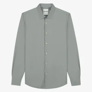 COTTON STRETCH SHIRT - METAL