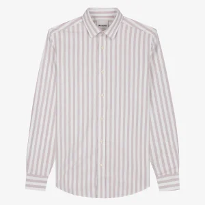 SHIRT BRUSHED FLANNEL - BURLWOOD STRIPES