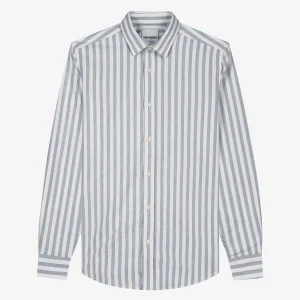 SHIRT BRUSHED FLANNEL - QUARRY STRIPES