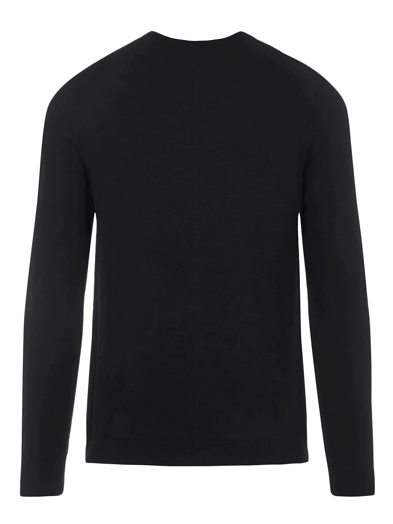LYMANN TRUE MERINO KNIT - BLACK - Afbeelding 8