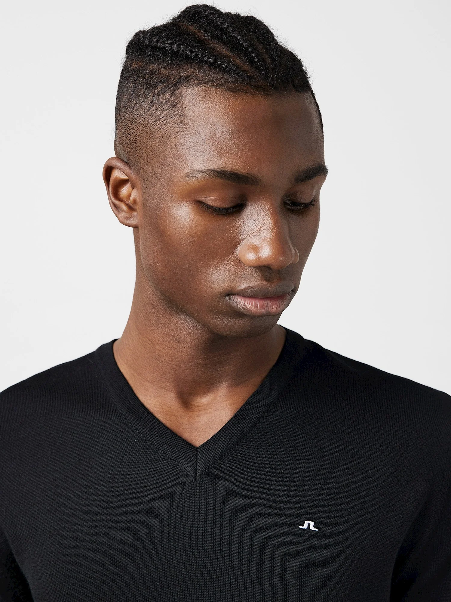 LYMANN TRUE MERINO KNIT - BLACK - Afbeelding 3