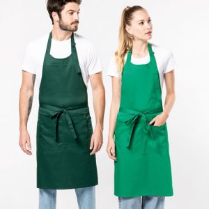 Kariban Polykatoen unisex Schort met vak