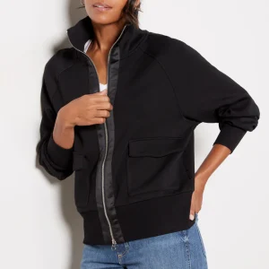 ROXBURY ZIP THROUGH - BLACK