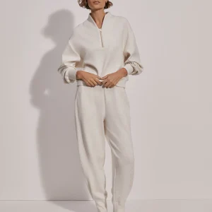 THE RELAXED PANT - IVORY MARL