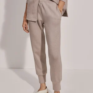 THE SLIM CUFF PANT - TAUPE MARL