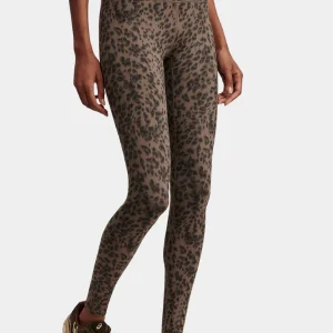 FREESOFT HIGH RISE LEGGING 25 - BROWN CONTRAST CHEETAH
