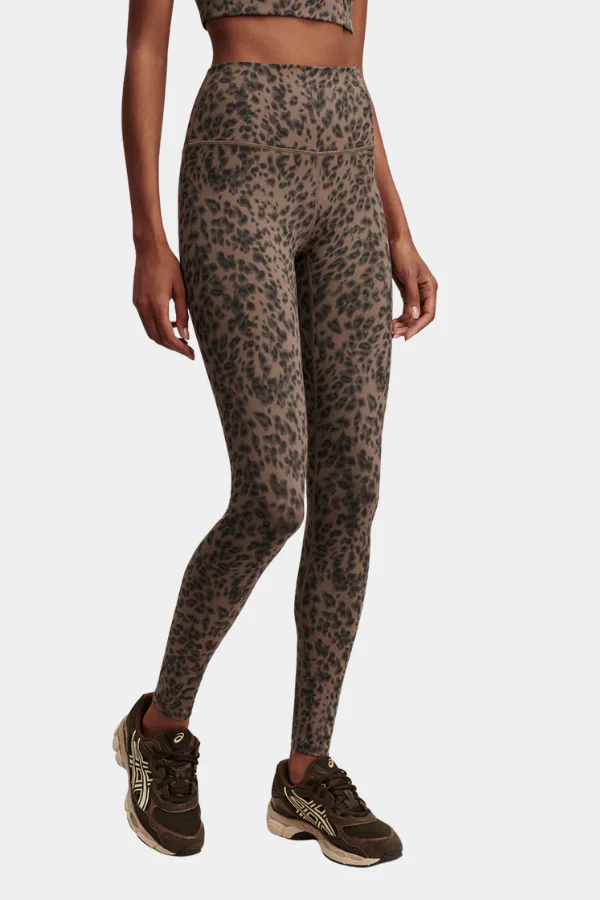 FREESOFT HIGH RISE LEGGING 25 - BROWN CONTRAST CHEETAH