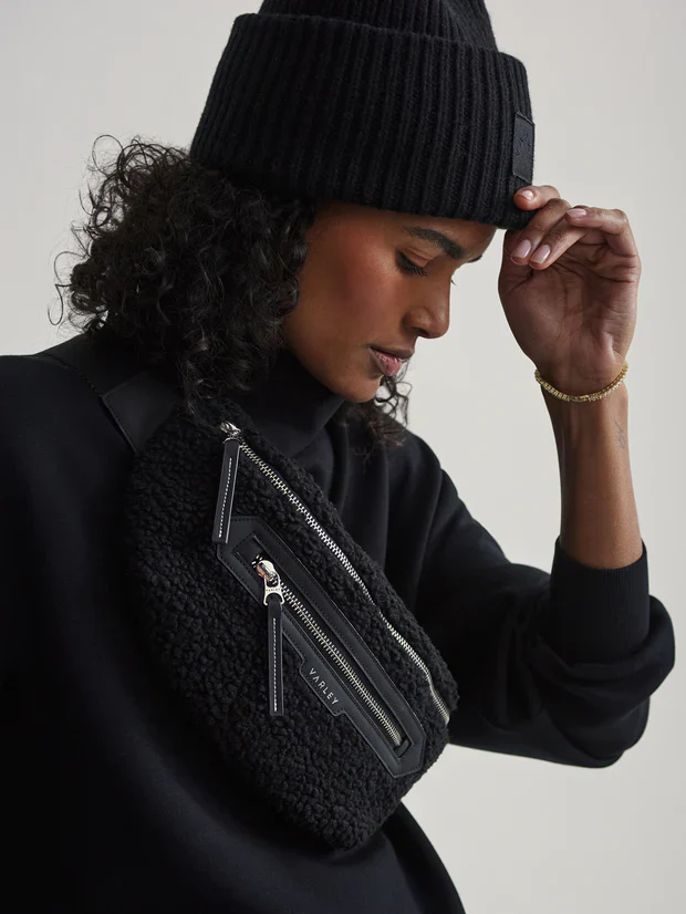 KANSA SHERPA BELT BAG - BLACK - Afbeelding 4