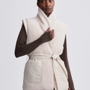 LANVILLE REVERSIBLE GILET - SANDSHELL