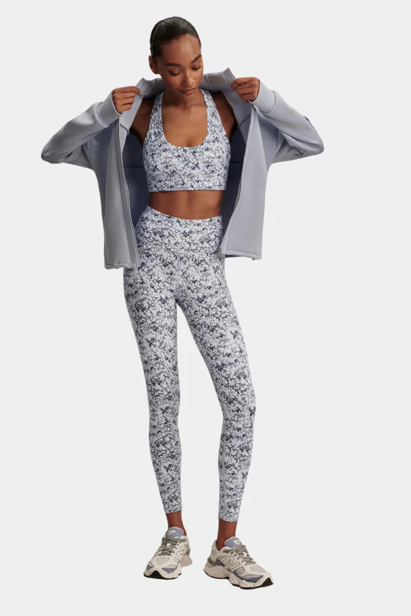 TAYAH ZIP THROUGH MIDLAYER - BLUE BLIZZARD - Afbeelding 5