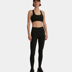 FREESOFT HIGH RISE LEGGING 28 - BLACK
