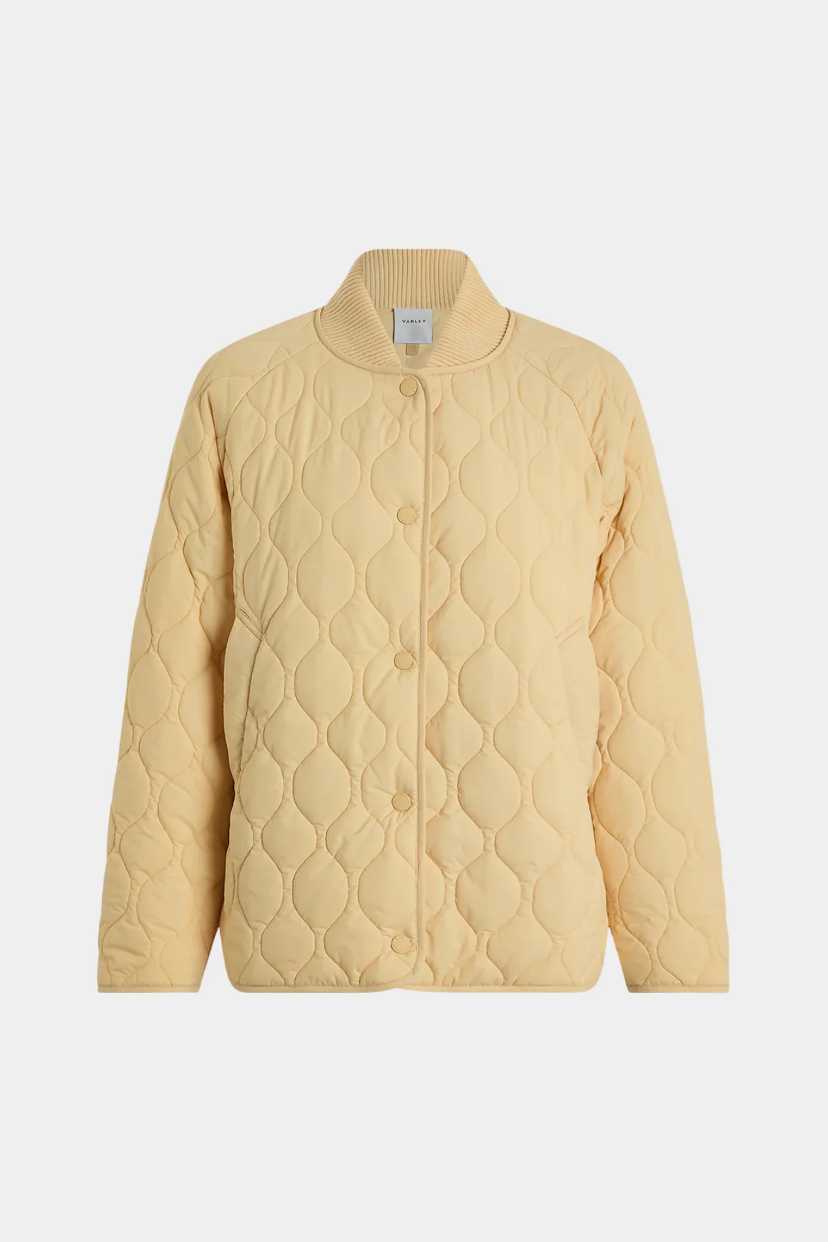 LUCA QUILTED JACKET - REED YELLOW - Afbeelding 7