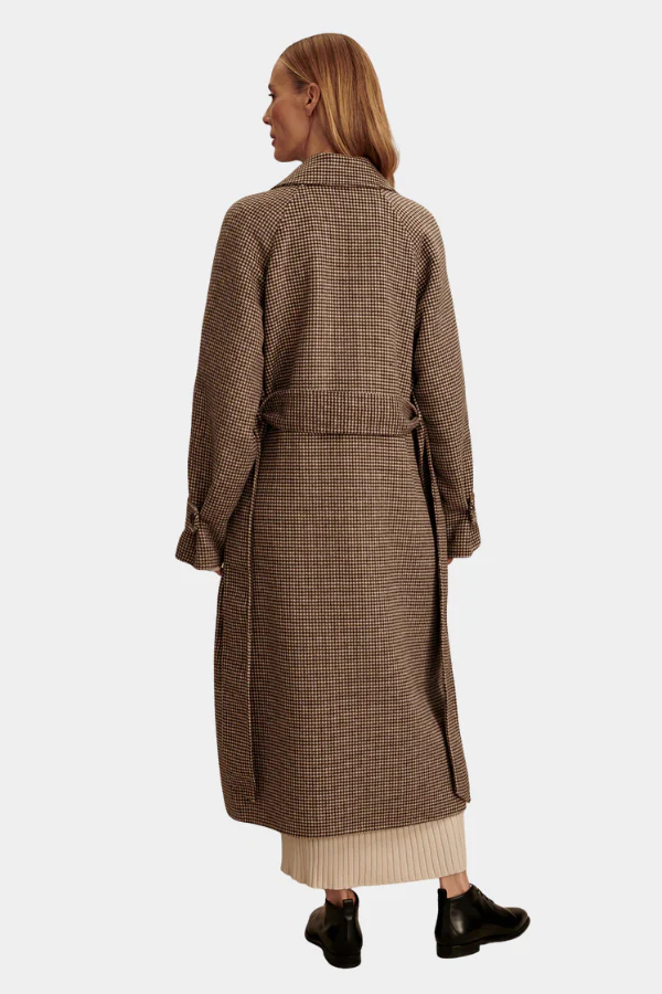 FAIRBOURN BELTED LONG COAT - DEEP TAUPE - Afbeelding 5