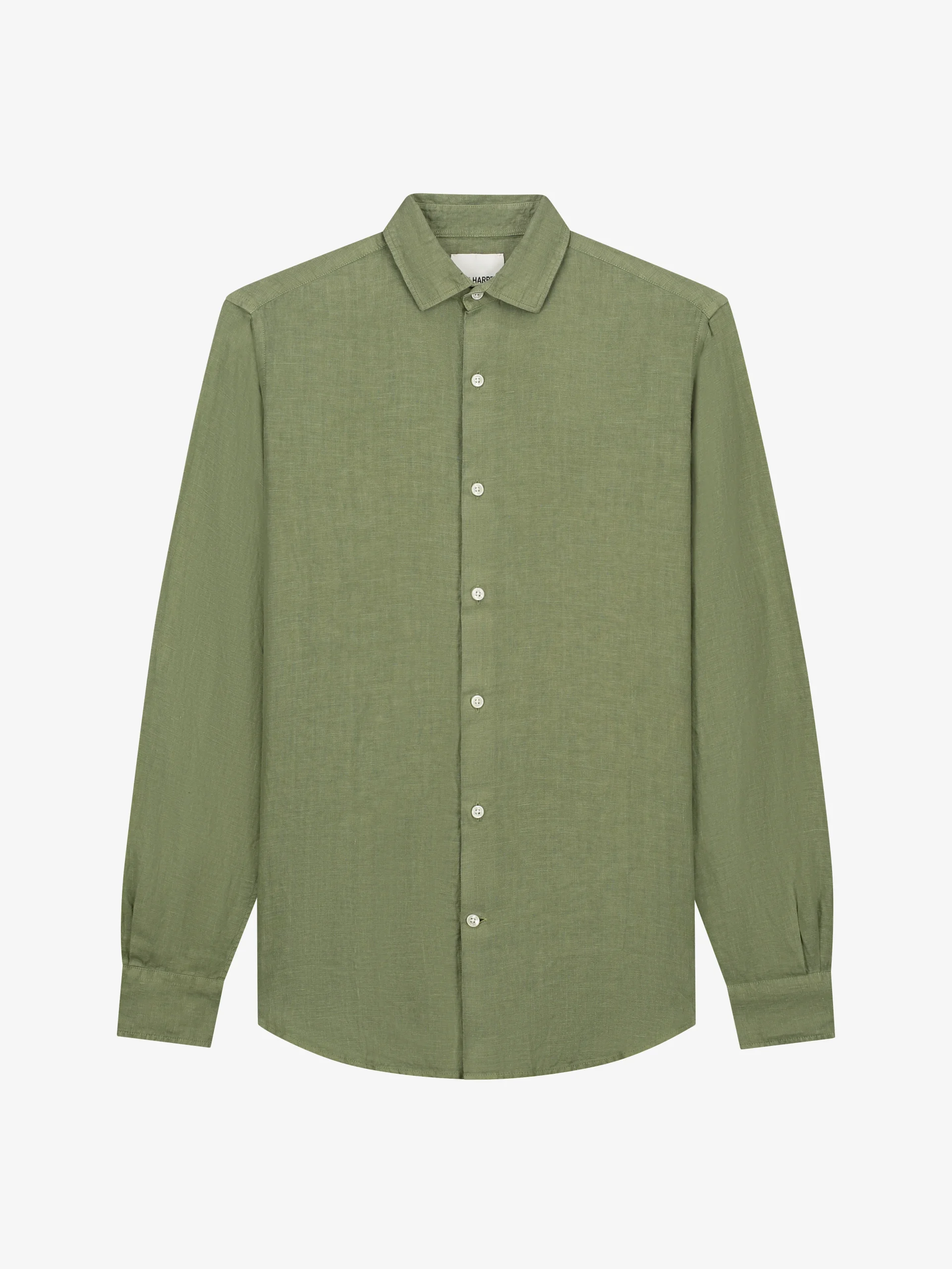 LINEN SHIRT - OLIVE
