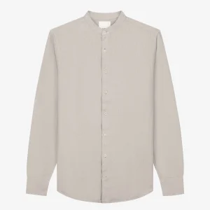 LINEN MAO SHIRT - SAND