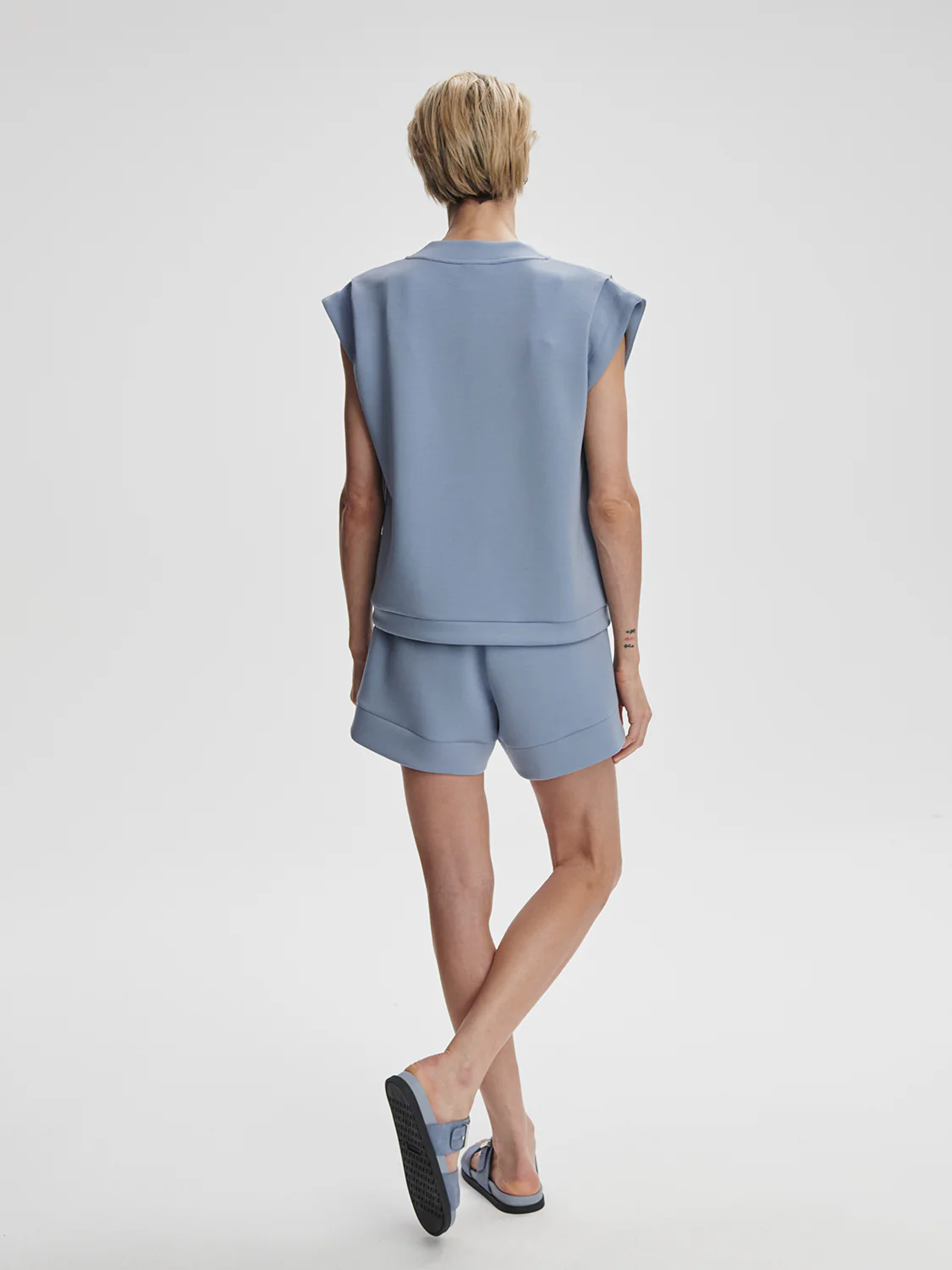 ATRIUM HIGH RISE SHORT 4.5 - RAIN BLUE - Afbeelding 6