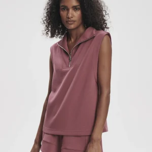 MAGNOLIA HALF ZIP TANK 2.0 - WILD RHUBARB