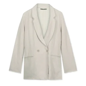 HARPER LINEN BLAZER BIRCH