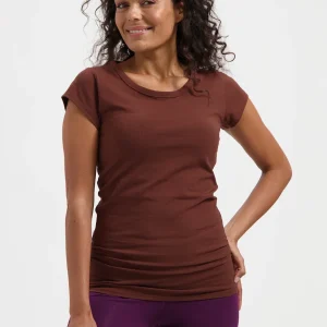 Zefira Yoga Tee - Marron