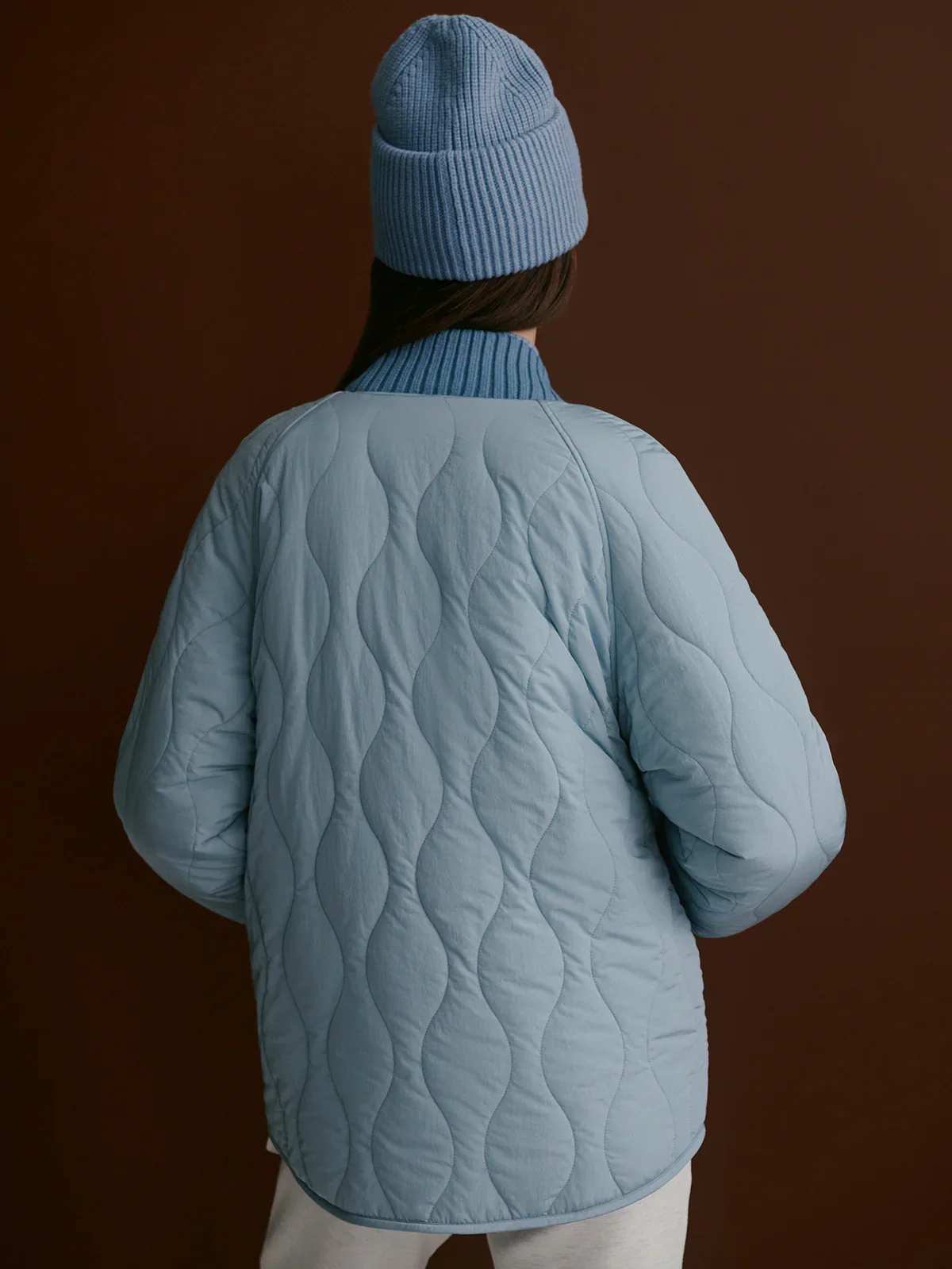 SERINA REVERSIBLE QUILT JACKET - CORONET BLUE / ASHLEY BLUE - Afbeelding 7