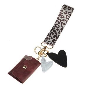 Bordeaux telefoonbandje met portemonneetje Noa