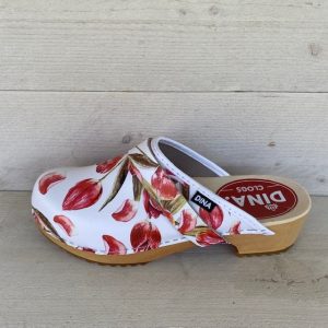 Zweedse klompen rode tulp