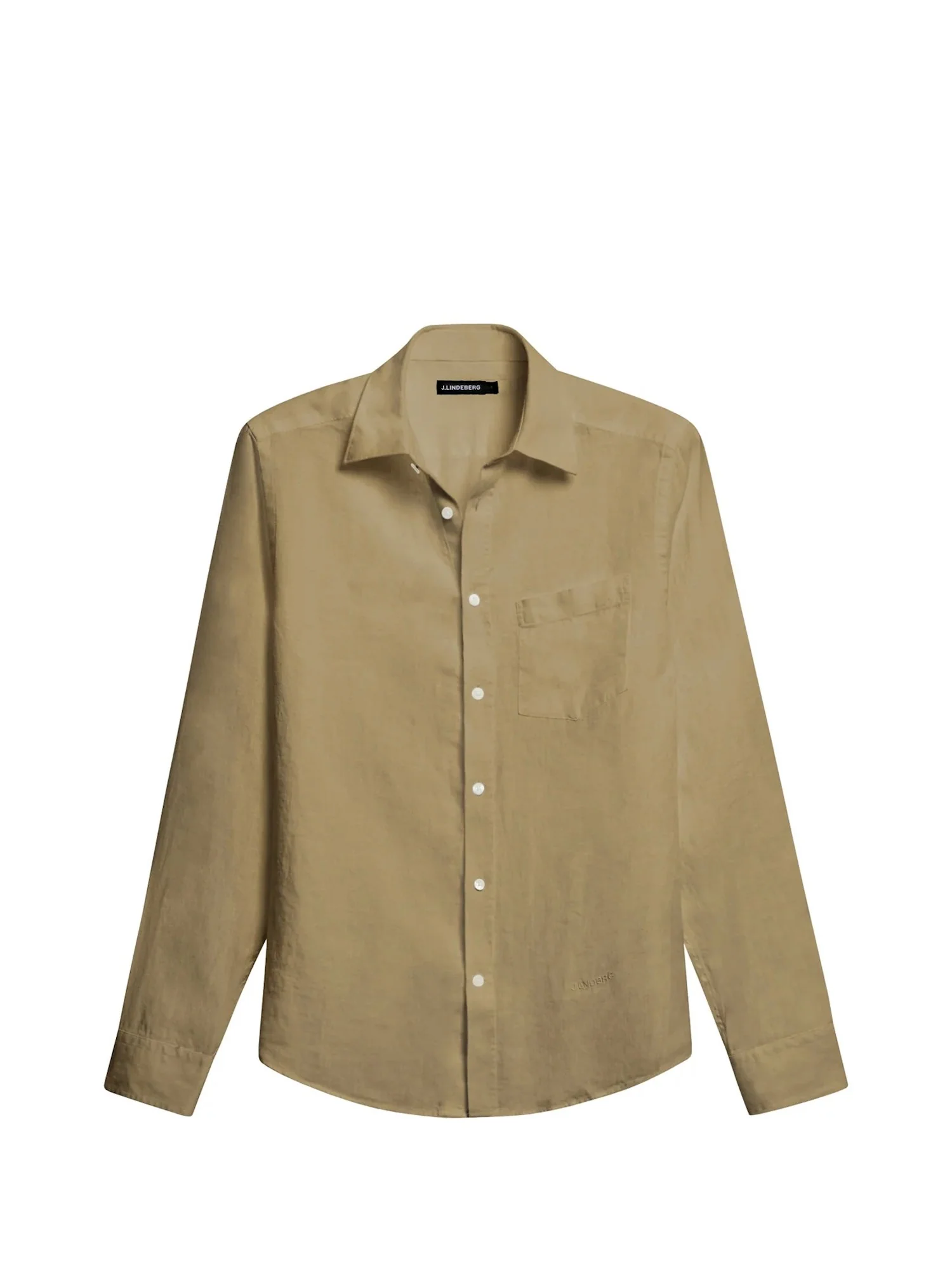 CLEAN LINEN SLIM SHIRT - ALOE