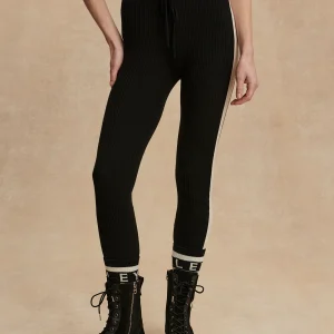 AIDEN KNIT LEGGING - BLACK