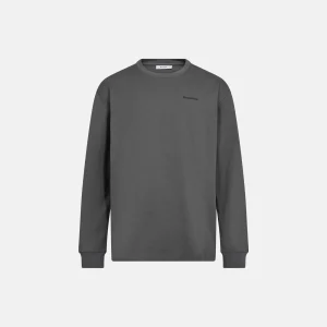 TED BASIC LONG SLEEVE TEE - GREY