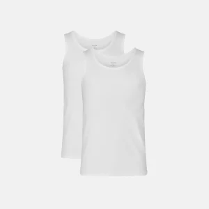 BAMBOO 2-PACK TANK - WHITE
