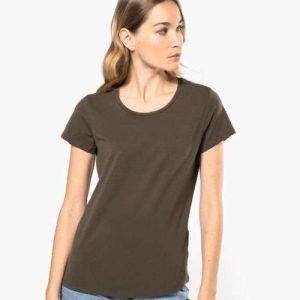 Kariban dames T-shirt ronde hals