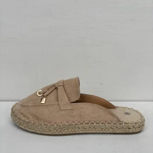 Instap slippers beige - maat 38, 39, 40