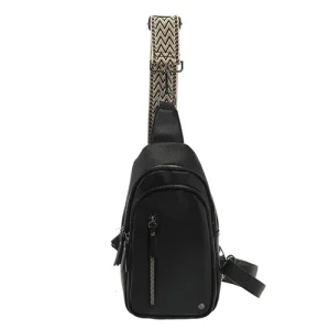 Black crossbody / rugtasje Mattie