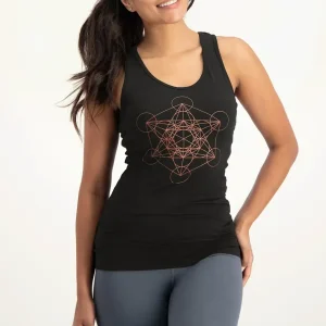 Metatron Core Yoga Tank - Onyx Black