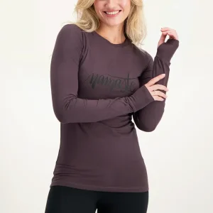 Namaste Core Yoga Longsleeve - Berry