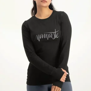 Namaste Core Yoga Longsleeve - Onyx Black