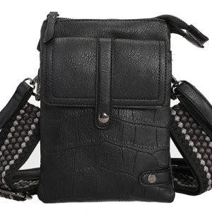 Black telefoon- en schoudertasje Tyler