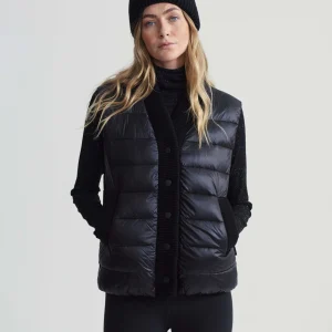 COLWYN COMBO BOXY GILET - BLACK