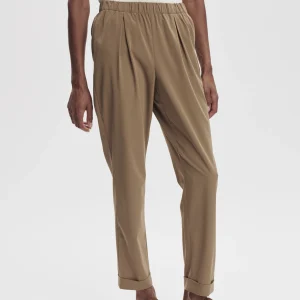 ALANA SLIM TAPERED CUFF PANT 29 - TAUPE STONE