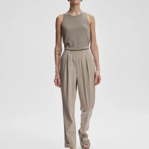 ALANA SLIM TAPERED CUFF PANT 29 - SIMPLY TAUPE