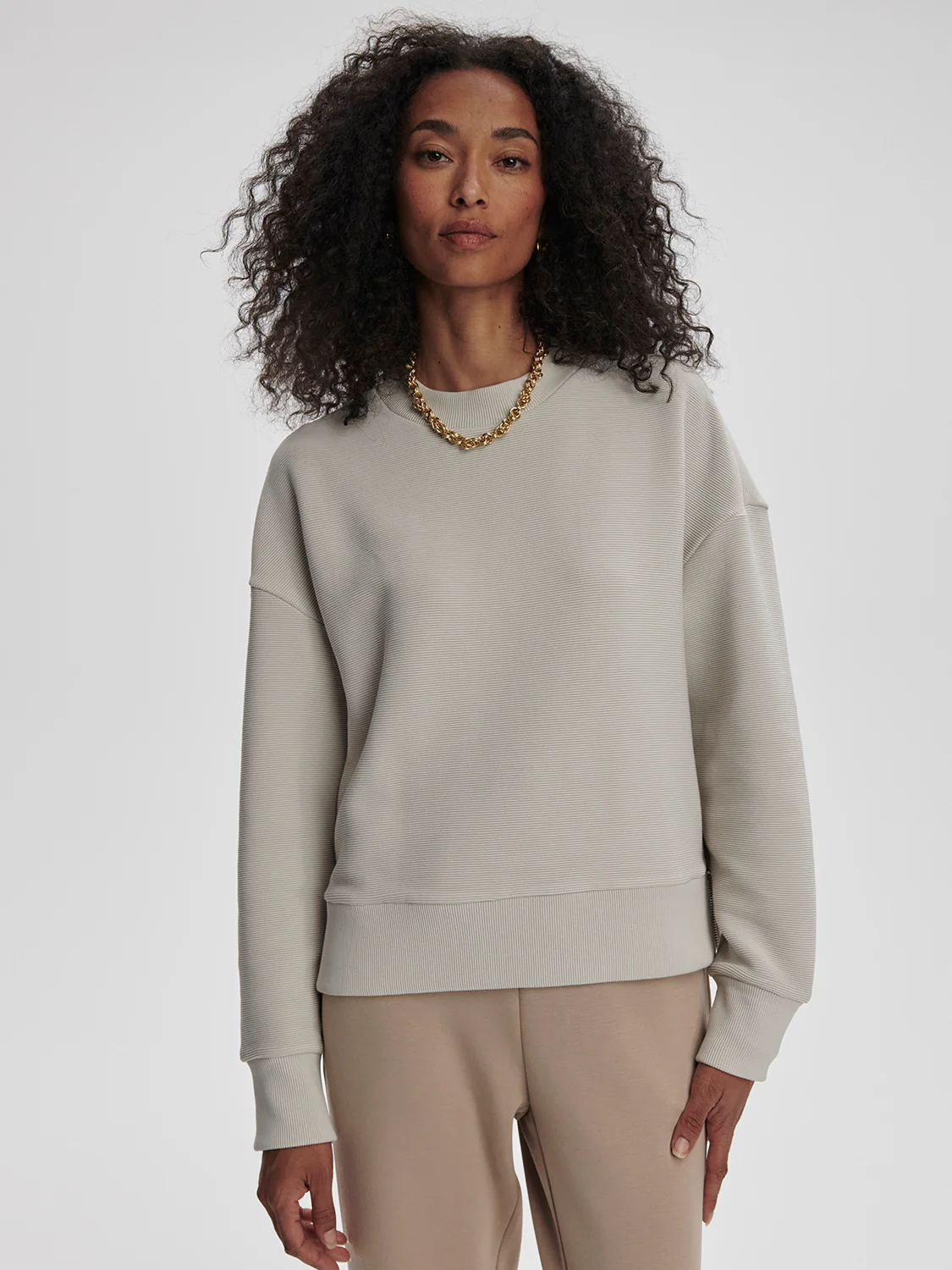 ADDELYN SWEAT - SILVER GREY