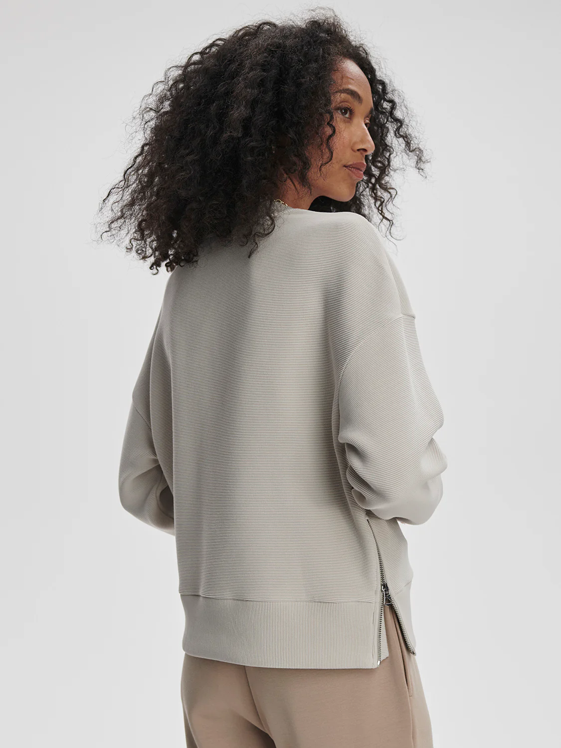 ADDELYN SWEAT - SILVER GREY - Afbeelding 3